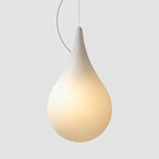Outdoor Hanging Light Waterproof, Water Drop LED Pendant Lantern - Modern Exterior Ceiling Lighting for Porch Patio Gazebo Garden