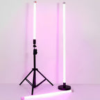 Rechargeable LED Light Stick, 360 Handheld Wireless Tube Light - Portable RGB Atmosphere Photography Fill Light for Car Party