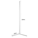 Adjustable Black Floor Lamp with Remote Control and 16 Million Colours 2