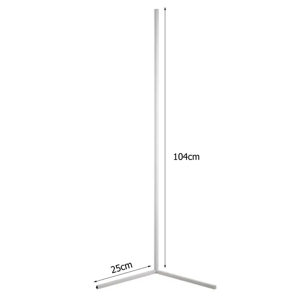 Adjustable Black Floor Lamp with Remote Control and 16 Million Colours 2
