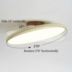 Adjustable Flush Mount Ceiling Light in Colorful Metal and Acrylic Design for Modern Spaces 3