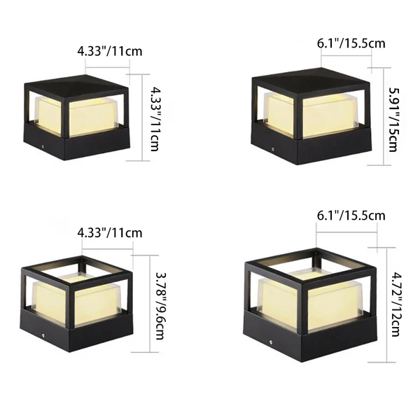 Aluminum Cylinder LED Landscape Light