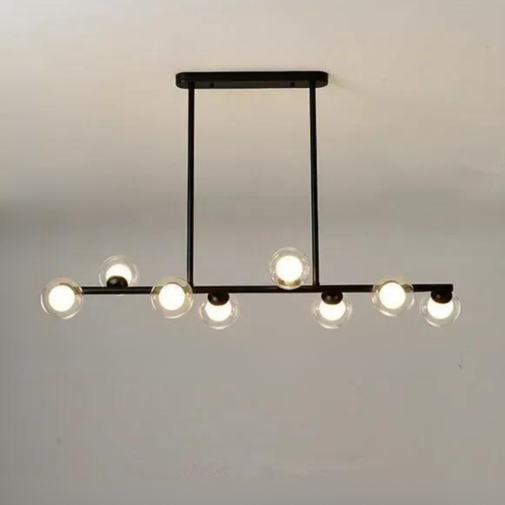 Amara Modern Horizontal Chandelier - Elegant Lighting Fixture for Dining and Living Spaces 10
