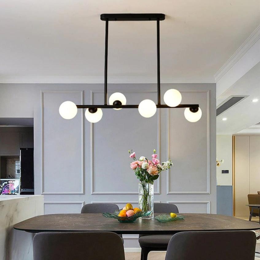 Amara Modern Horizontal Chandelier - Elegant Lighting Fixture for Dining and Living Spaces 7
