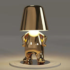 Artistic Table Lamp with ABS Resin and Cordless Design for Soft Lighting 1