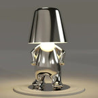 Artistic Table Lamp with ABS Resin and Cordless Design for Soft Lighting 11