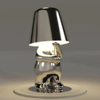 Artistic Table Lamp with ABS Resin and Cordless Design for Soft Lighting 12