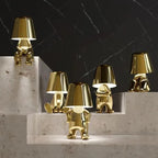 Artistic Table Lamp with ABS Resin and Cordless Design for Soft Lighting 5