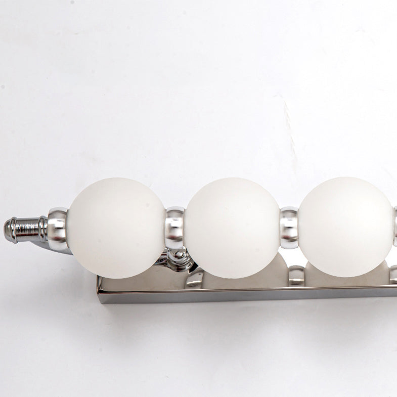 Bathroom Wall Light Fixtures with Vintage Globe Bulbs and Adjustable Temperature 3