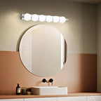 Bathroom Wall Light Fixtures with Vintage Globe Bulbs and Adjustable Temperature 7