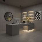 Battery Operated Olive Branch LED Lights – Warm White Decorative Twig Lights for Home Decor 2