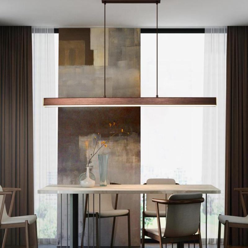 Black Metal LED Pendant Light for Kitchen Island and Dining Room 10