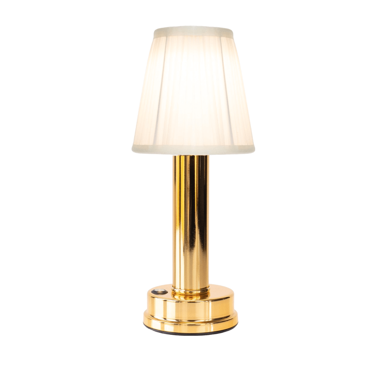 Fabric Table Lamp, Modern Bedside Desk Lamp with Linen Shade - Decorative Nightstand Lighting for Bedroom Living Room