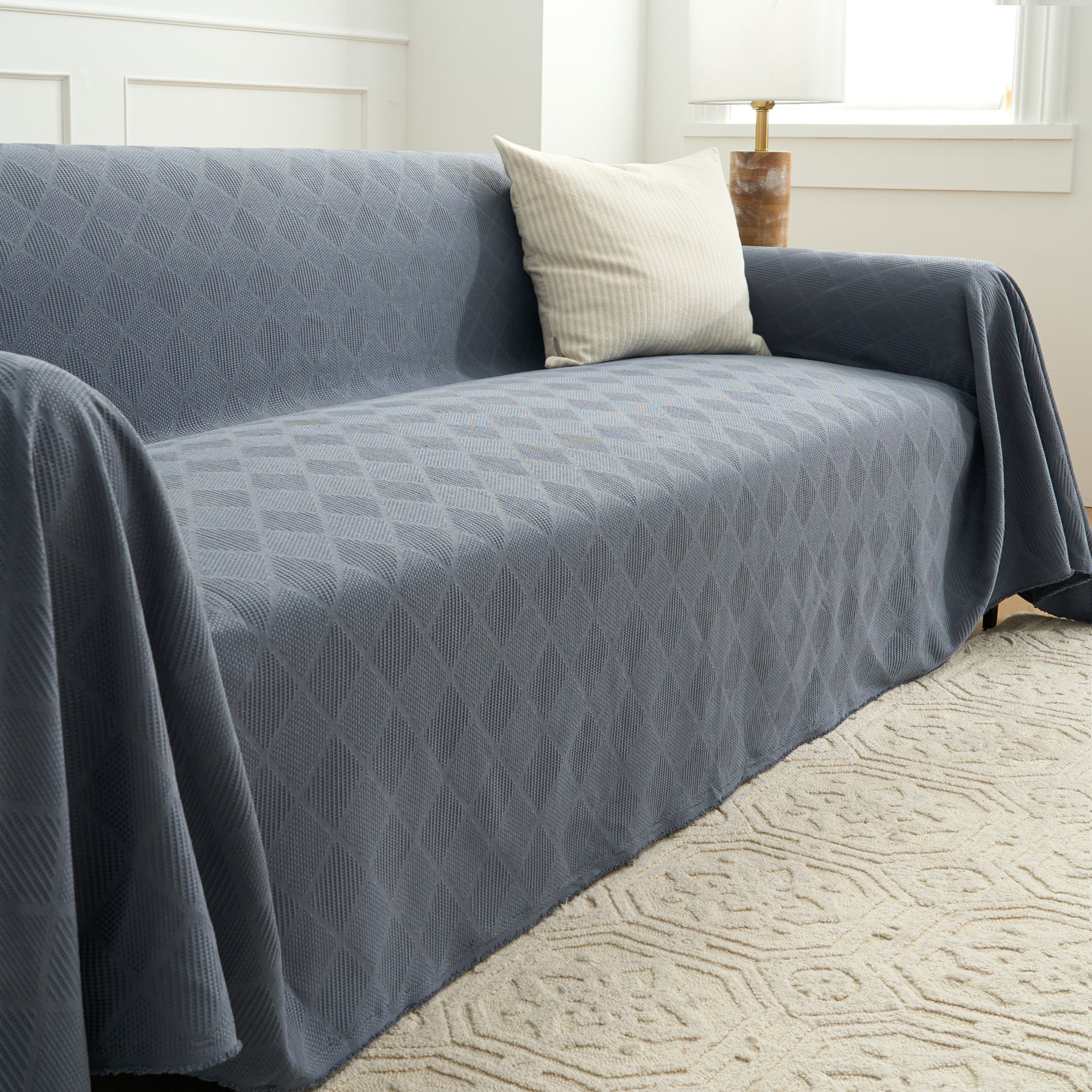 Chenille Sofa Cover - Soft Durable Slipcover for Stylish Protection, Pet-Friendly Couch Covers in Multiple Colors 0