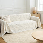 Chenille Sofa Cover – Durable Pet-Friendly Slipcover with Geometric Pattern, Machine Washable Couch Cover for Dogs, Multiple Sizes Available 5