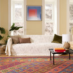 Chenille Sofa Cover – Durable Pet-Friendly Slipcover with Geometric Pattern, Machine Washable Couch Cover for Dogs, Multiple Sizes Available 7