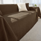 Chenille Sofa Cover, Pet-Friendly and Wrinkle-Resistant, Soft Plush Slipcover for Standard Sofas - Cozy Winter Decor 10