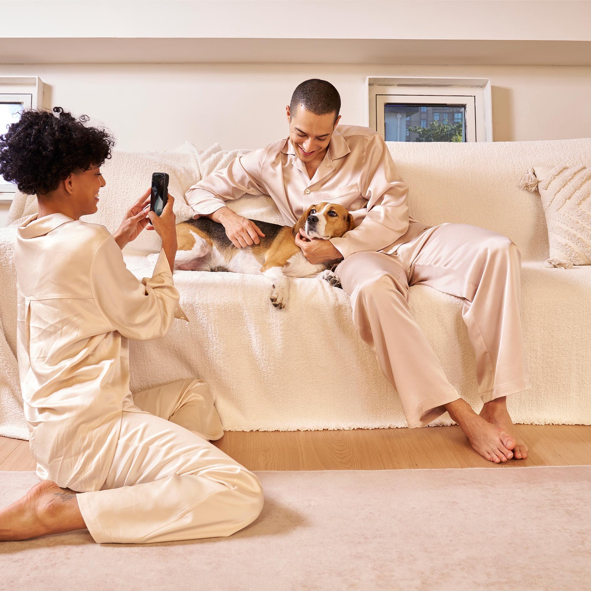 Chenille Sofa Cover, Pet-Friendly and Wrinkle-Resistant, Soft Plush Slipcover for Standard Sofas - Cozy Winter Decor 6