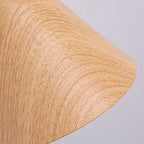 Cone Swing Arm Wood Wall Sconce