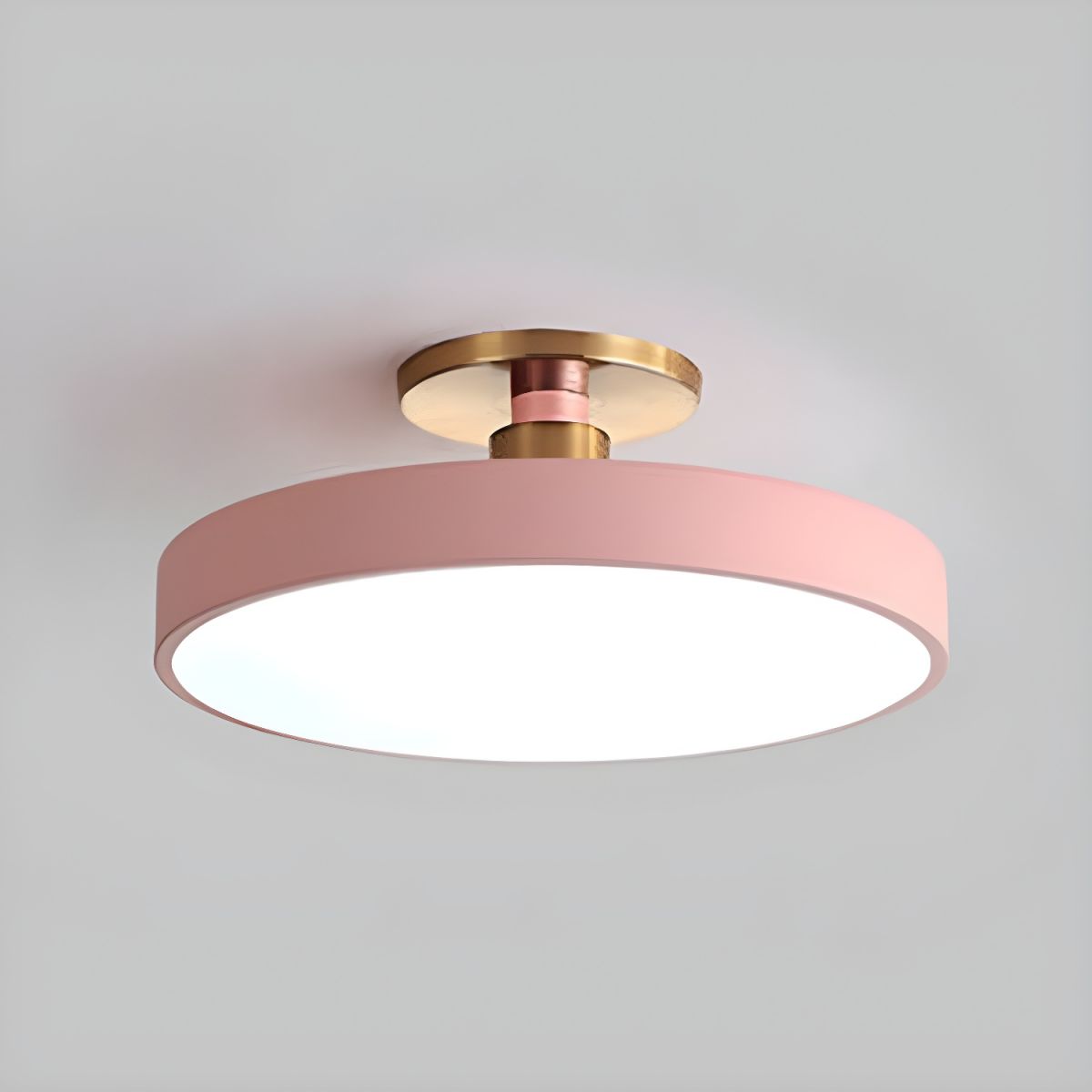 Contemporary LED Ceiling Light Fixture with Round Acrylic Shade 9