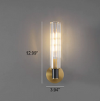 Contemporary Wall Light in Brass Finish with LED Bulbs for Modern Interiors 4