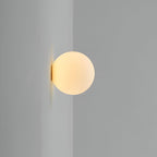 Contemporary Wall Sconce Lighting with Glass Shade and Adjustable Design 1