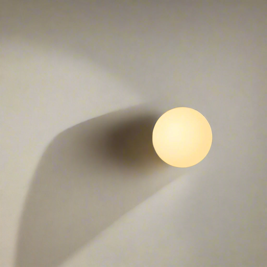 Contemporary Wall Sconce Lighting with Glass Shade and Adjustable Design 5