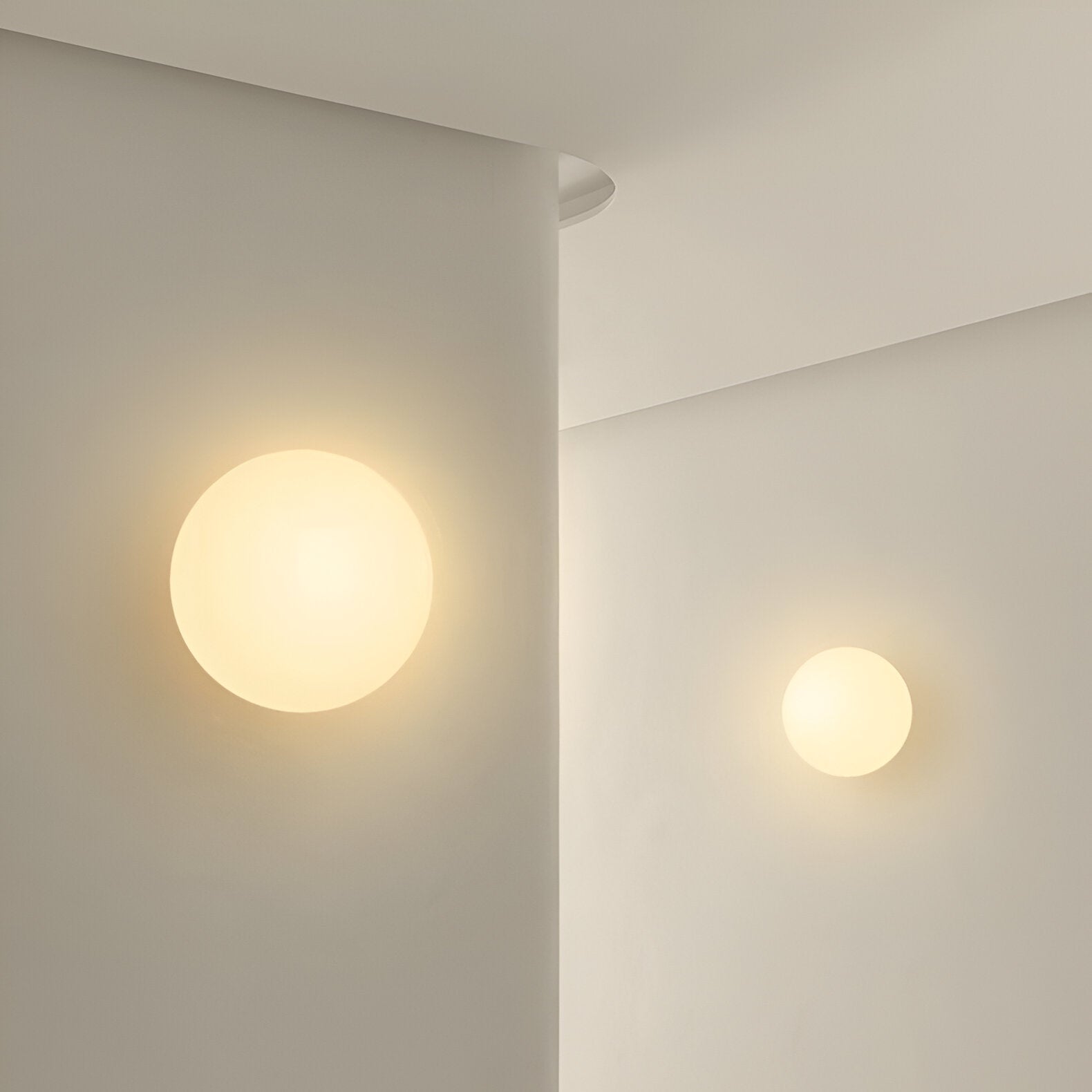 Contemporary Wall Sconce Lighting with Glass Shade and Adjustable Design 7