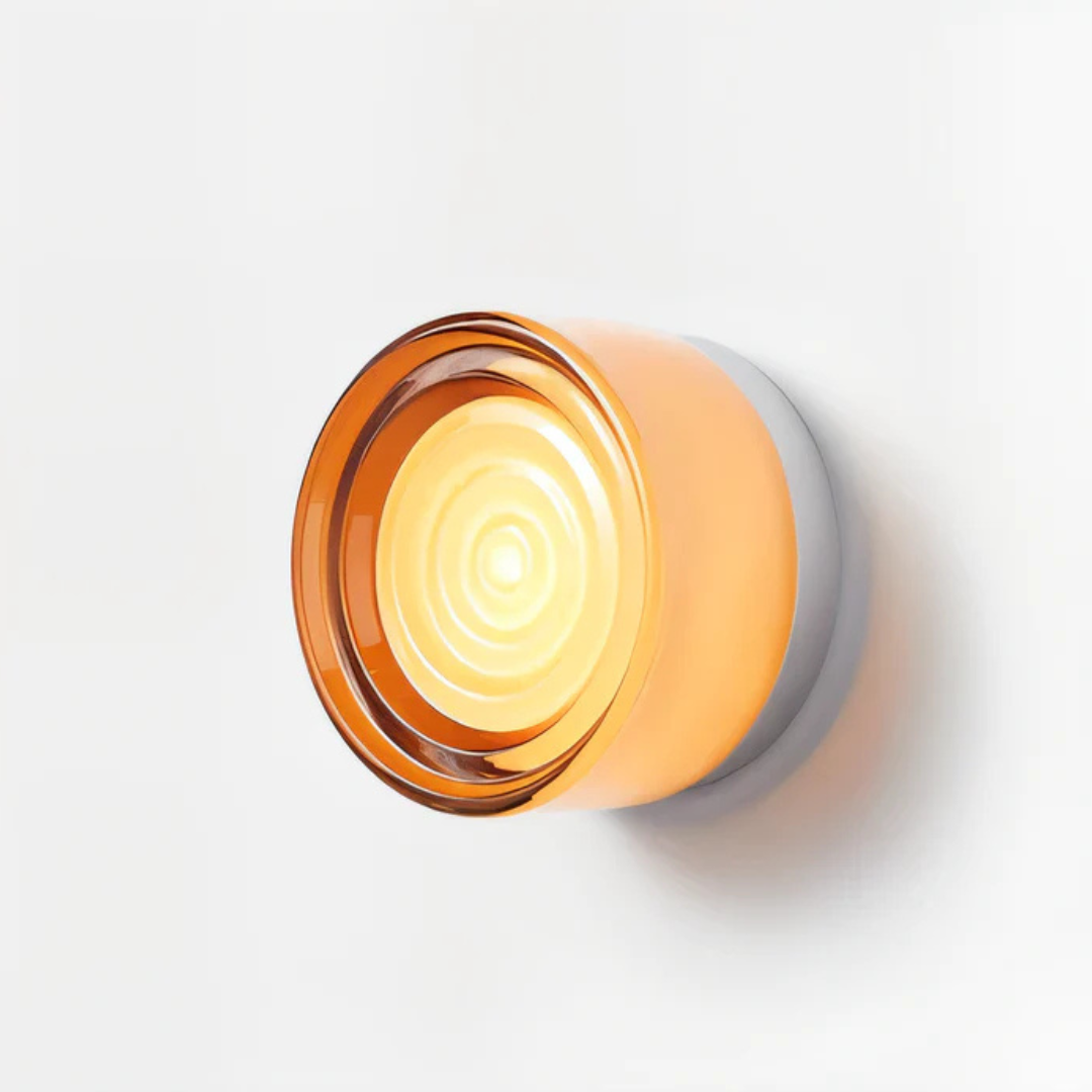 Contemporary Wall Sconce with Glass Shade and Aluminium Body 10