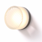 Contemporary Wall Sconce with Glass Shade and Aluminium Body 4