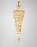 Crystal Chandelier Light with Elegant Design for High Ceilings 00