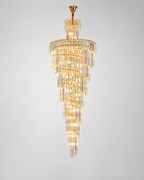 Crystal Chandelier Light with Elegant Design for High Ceilings 00