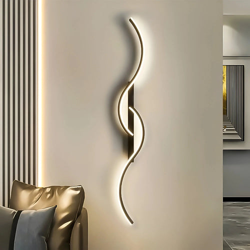 Curved Wall Light in Minimalist Design with LED for Indoor Lighting 1