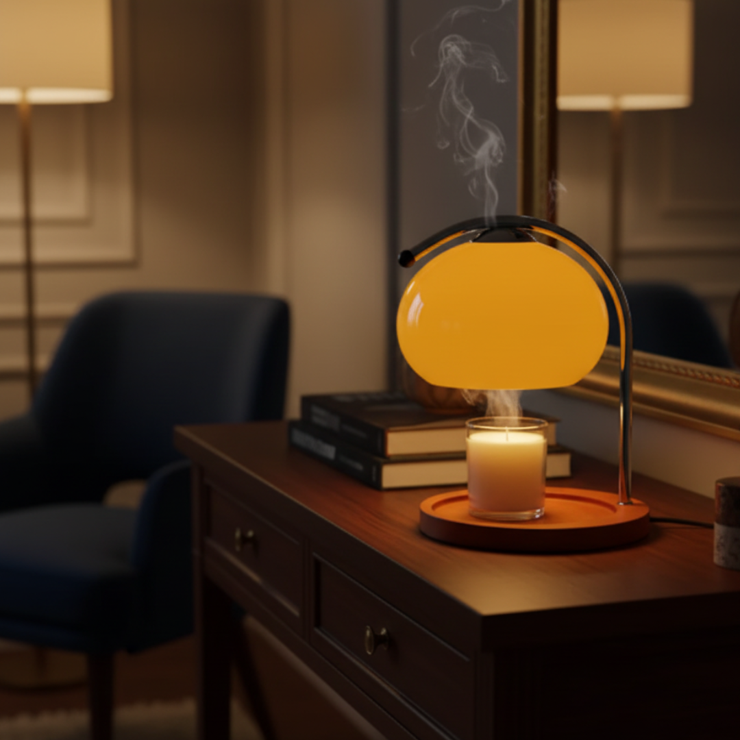 Dimmable Electric Candle Warmer Lamp – Safe Flameless Melting Light for Jar Candles 6