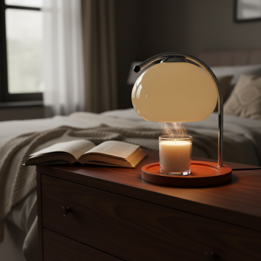 Dimmable Electric Candle Warmer Lamp – Safe Flameless Melting Light for Jar Candles 7