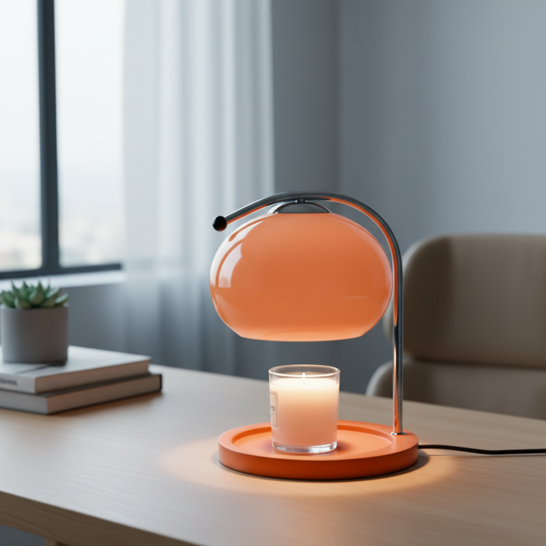 Dimmable Electric Candle Warmer Lamp – Safe Flameless Melting Light for Jar Candles 8