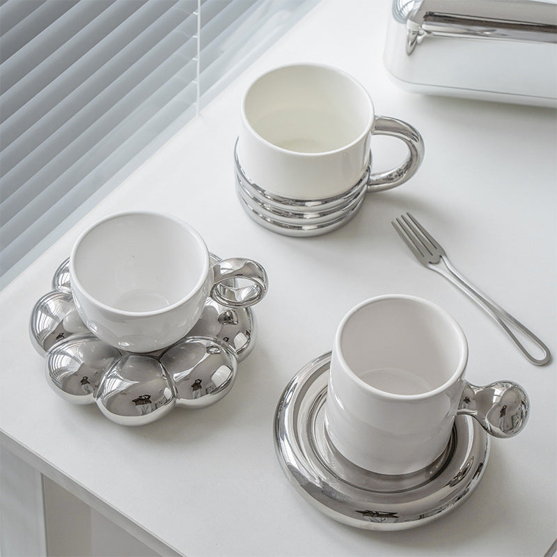 Elegant White Dinnerware Set - Minimalist Porcelain Plate Set for Timeless Dining, Dishwasher & Microwave Safe 7