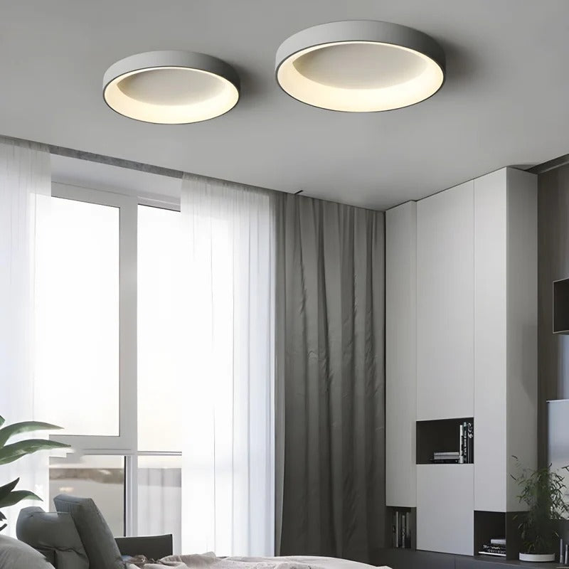 Flush Mount Ceiling Light Fixture with Adjustable Colour Temperature and Acrylic Diffuser 2