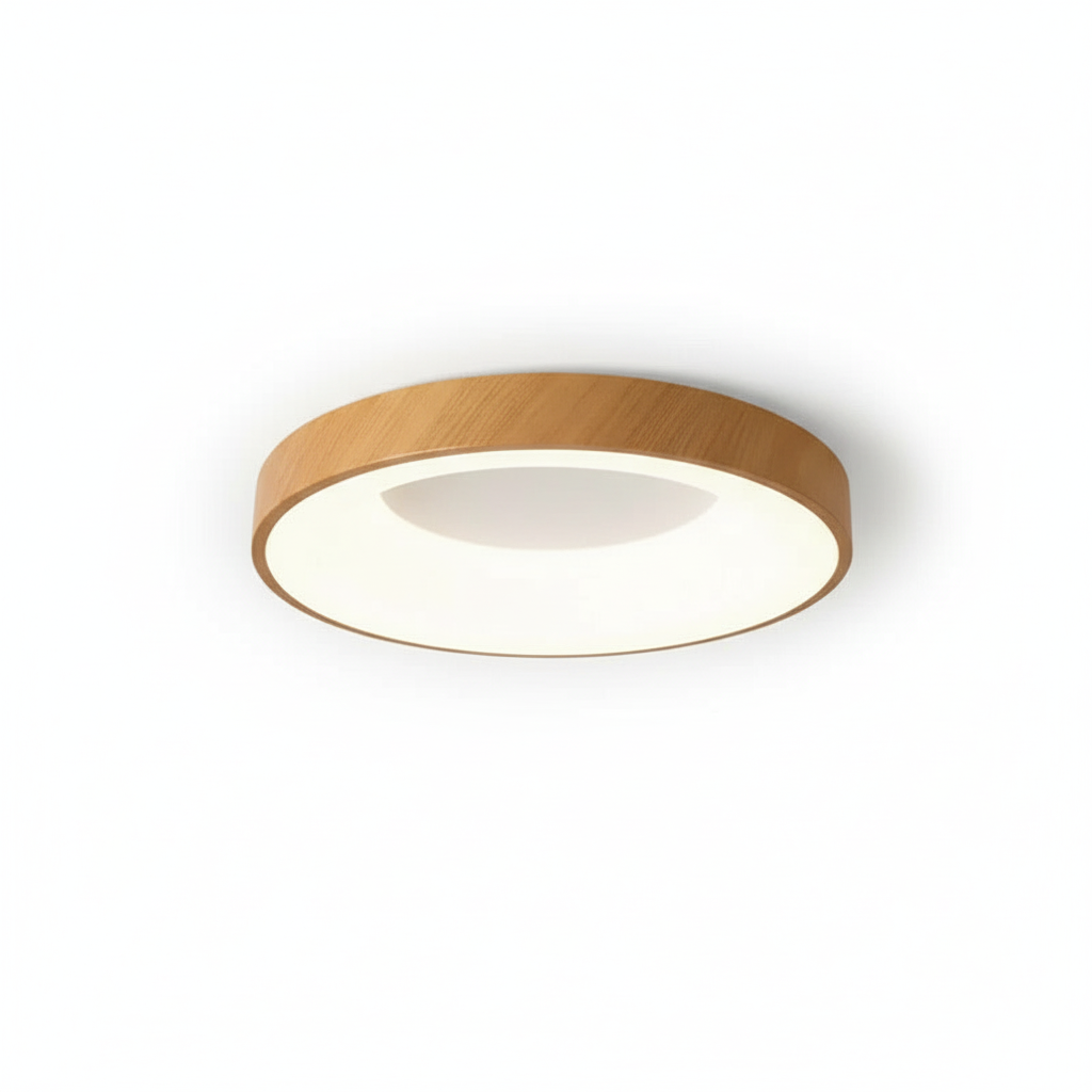 Flush Mount Ceiling Light Fixture with Metal Frame and LED Design 2