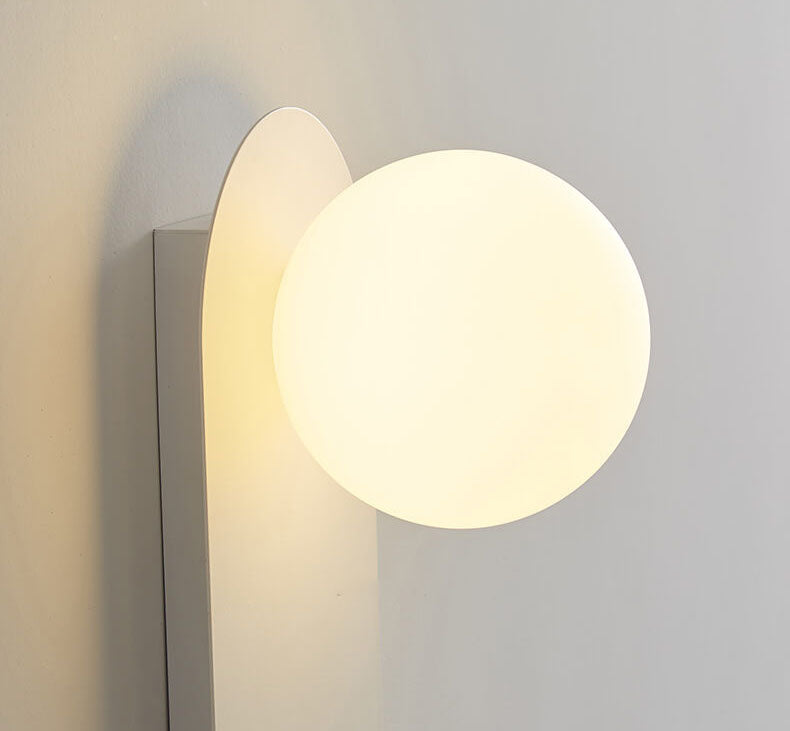 Glass Ring Base Wall Sconce