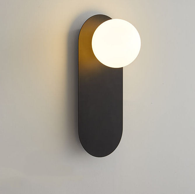Glass Ring Base Wall Sconce