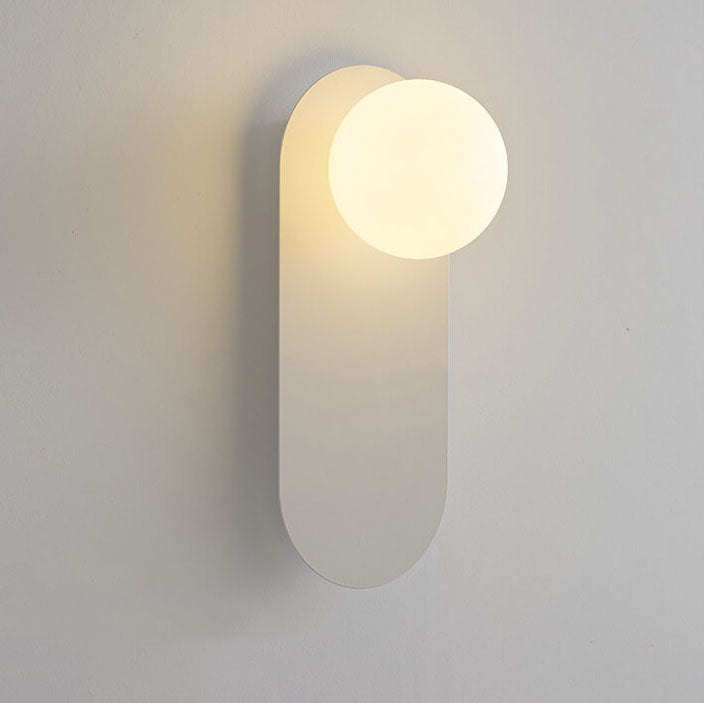 Glass Ring Base Wall Sconce