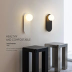 Glass Ring Base Wall Sconce