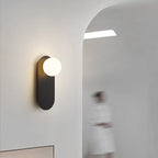 Glass Ring Base Wall Sconce