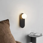 Glass Ring Base Wall Sconce
