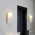 Glass Ring Base Wall Sconce