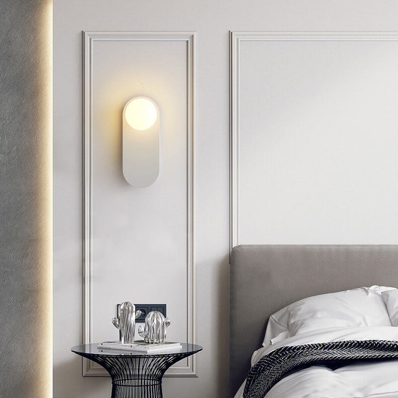 Glass Ring Base Wall Sconce