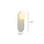 Glass Ring Base Wall Sconce