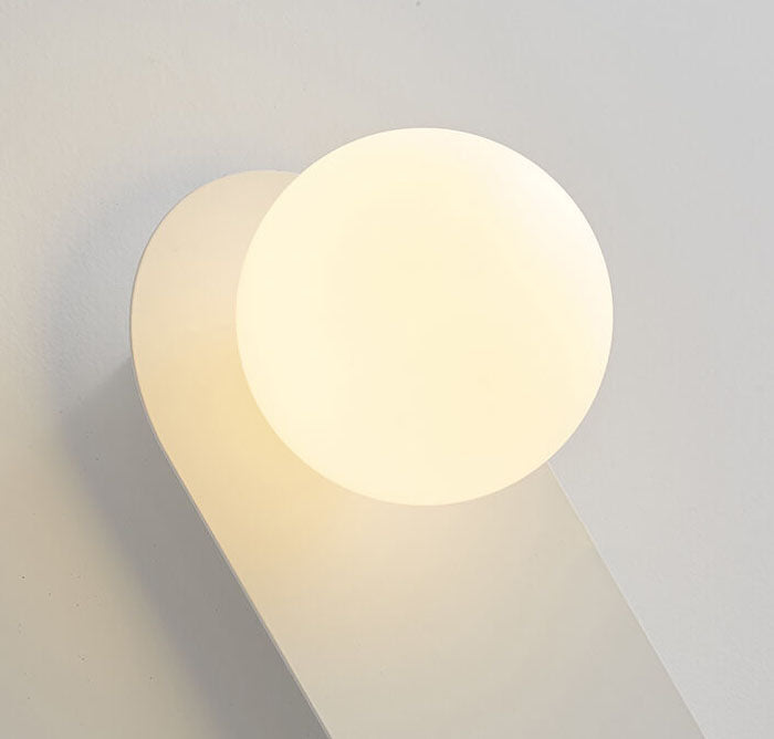 Glass Ring Base Wall Sconce