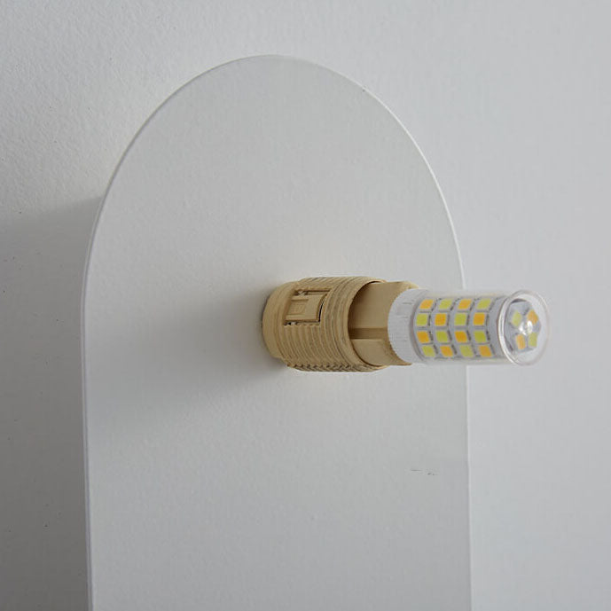 Glass Ring Base Wall Sconce